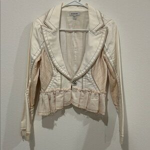 Bebe Ivory Women's Blazer